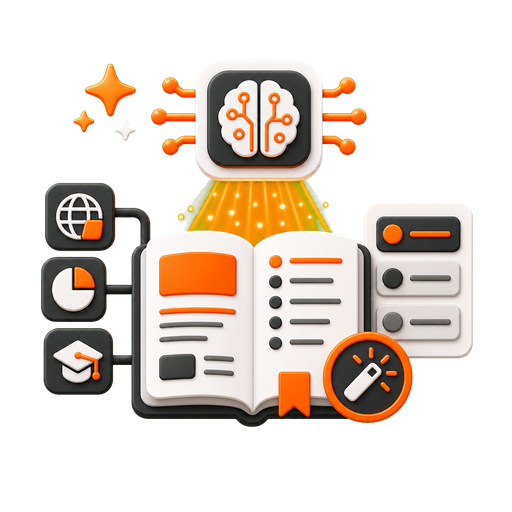 Ícone de inteligência artificial educacional